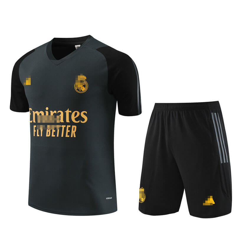 Camiseta de Entrenamiento de Real Madrid 2023/2024 Gris Oscuro